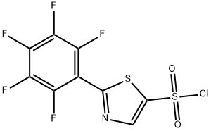 2-(Perfluorophenyl)thiazole-5-sulfonyl chloride Structure