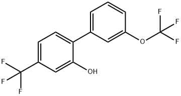 2-Hydroxy-3'-(trifluoromethoxy)-4-(trifluoromethyl)biphenyl Structure