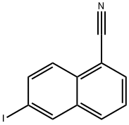 1-Cyano-6-iodonaphthalene Structure