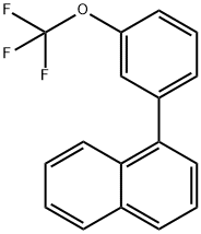 1-(3-(Trifluoromethoxy)phenyl)naphthalene Structure