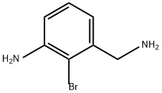 Benzenemethanamine, 3-amino-2-bromo- Structure