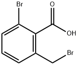 Benzoic acid, 2-bromo-6-(bromomethyl)- Structure