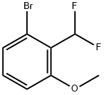 1-bromo-2-(difluoromethyl)-3-methoxybenzene Structure