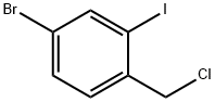 Benzene, 4-bromo-1-(chloromethyl)-2-iodo- Structure