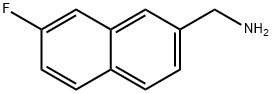 2-(Aminomethyl)-7-fluoronaphthalene 구조식 이미지