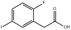 2-Fluoro-5-iodophenylacetic acid Structure