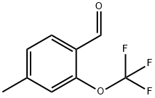 Benzaldehyde, 4-methyl-2-(trifluoromethoxy)- Structure