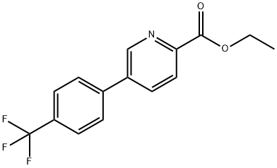 Ethyl 5-(4-(trifluoromethyl)phenyl)picolinate Structure