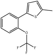 2-Methyl-5-(2-(trifluoromethoxy)phenyl)thiophene Structure