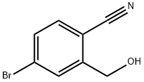 Benzonitrile, 4-bromo-2-(hydroxymethyl)- Structure