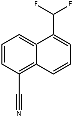 1-Cyano-5-(difluoromethyl)naphthalene Structure