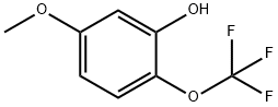 Phenol, 5-methoxy-2-(trifluoromethoxy)- Structure