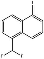 1-(Difluoromethyl)-5-iodonaphthalene 구조식 이미지