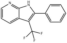 3-(Trifluoromethyl)-2-phenyl-1H-pyrrolo[2,3-b]pyridine Structure