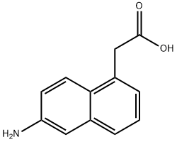 2-(6-Aminonaphthalen-1-yl)acetic acid 구조식 이미지