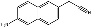 2-(6-Aminonaphthalen-2-yl)acetonitrile 구조식 이미지