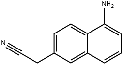 1-Aminonaphthalene-6-acetonitrile Structure