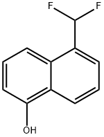 1-(Difluoromethyl)-5-naphthol Structure