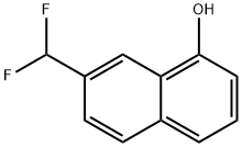 2-(Difluoromethyl)-8-naphthol 구조식 이미지