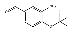 Benzaldehyde, 3-amino-4-(trifluoromethoxy)- 구조식 이미지