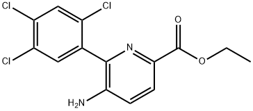 Ethyl 5-amino-6-(2,4,5-trichlorophenyl)picolinate Structure