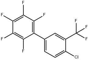 4'-Chloro-2,3,4,5,6-pentafluoro-3'-(trifluoromethyl)biphenyl Structure