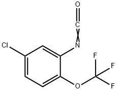 Benzene, 4-chloro-2-isocyanato-1-(trifluoromethoxy)- 구조식 이미지