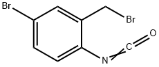 4-Bromo-2-(bromomethyl)phenylisocyanate Structure