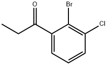 1-Propanone, 1-(2-bromo-3-chlorophenyl)- Structure