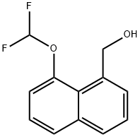 1-(Difluoromethoxy)naphthalene-8-methanol Structure