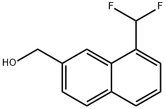 1-(Difluoromethyl)naphthalene-7-methanol Structure