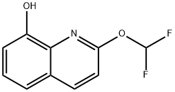 2-(Difluoromethoxy)-8-hydroxyquinoline Structure