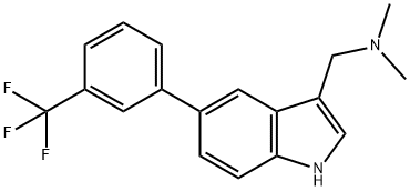 5-(3-(Trifluoromethyl)phenyl)gramine Structure