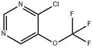 Pyrimidine, 4-chloro-5-(trifluoromethoxy)- Structure