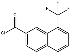 1-(Trifluoromethyl)naphthalene-7-carbonyl chloride Structure