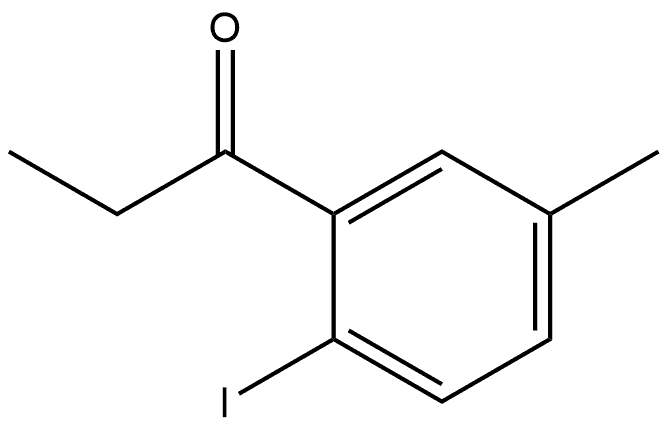 1-(2-Iodo-5-methylphenyl)-1-propanone Structure