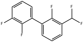 3'-(Difluoromethyl)-2,3,2'-trifluorobiphenyl Structure