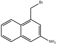 4-(Bromomethyl)naphthalen-2-amine 구조식 이미지