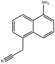 1-Aminonaphthalene-5-acetonitrile Structure