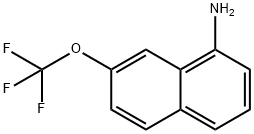 1-Amino-7-(trifluoromethoxy)naphthalene Structure