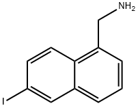 1-(Aminomethyl)-6-iodonaphthalene Structure
