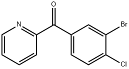 2-(3-Bromo-4-chlorobenzoyl)pyridine Structure