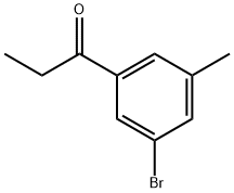 1-(3-bromo-5-methylphenyl)propan-1-one Structure