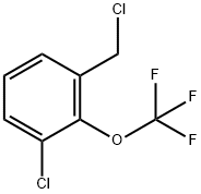 Benzene, 1-chloro-3-(chloromethyl)-2-(trifluoromethoxy)- Structure