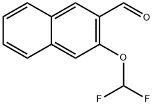 2-(Difluoromethoxy)naphthalene-3-carboxaldehyde 구조식 이미지