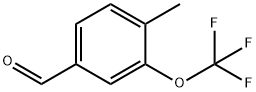 Benzaldehyde, 4-methyl-3-(trifluoromethoxy)- Structure