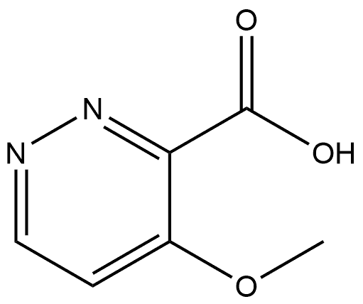 4-Methoxy-3-pyridazinecarboxylic acid Structure