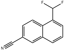 5-(Difluoromethyl)-2-naphthonitrile 구조식 이미지