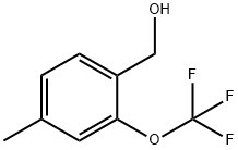 Benzenemethanol, 4-methyl-2-(trifluoromethoxy)- Structure