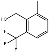 Benzenemethanol, 2-methyl-6-(trifluoromethyl)- 구조식 이미지